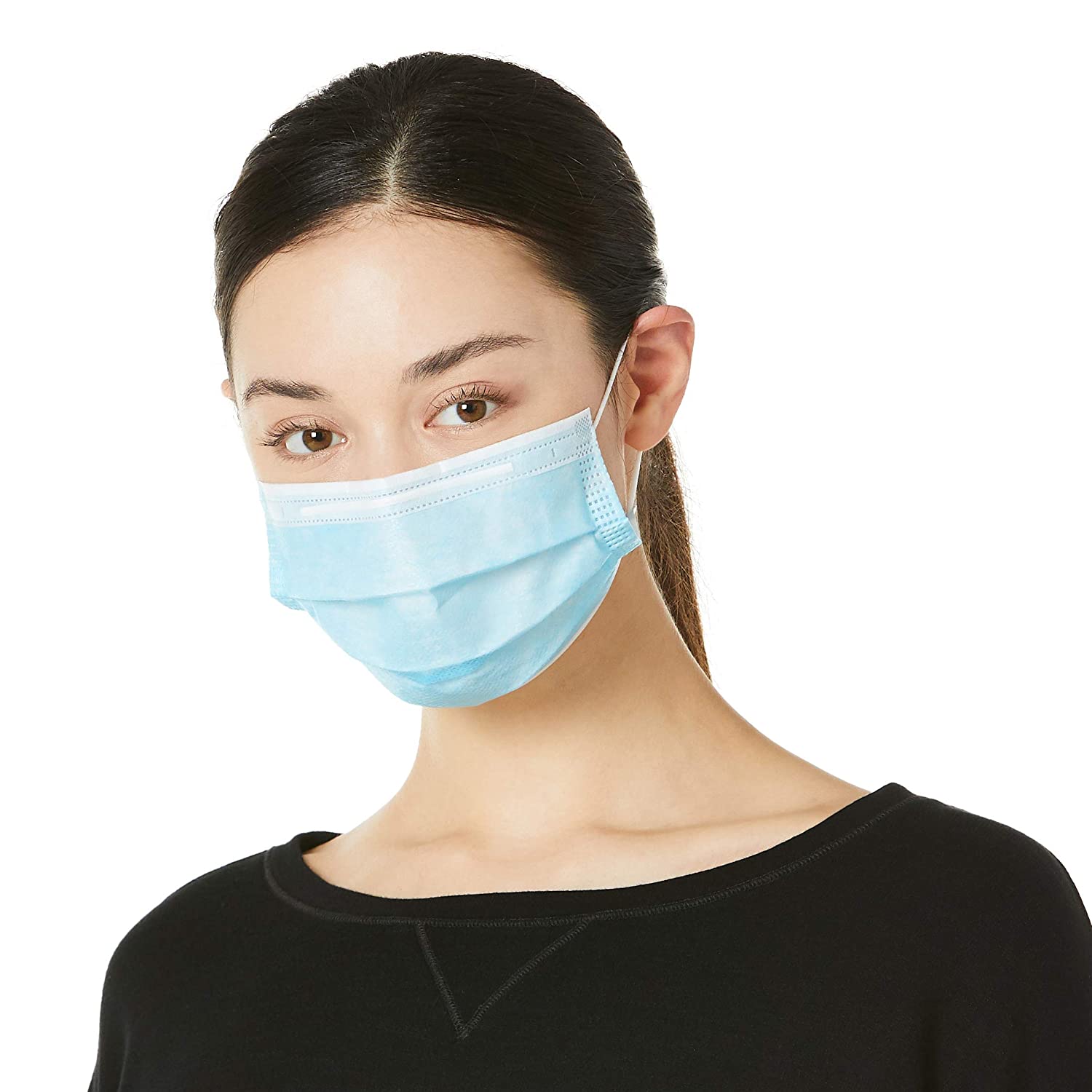 3-ply Disposable Face Masks, 50 per Pack, 1-Pack - Image 3