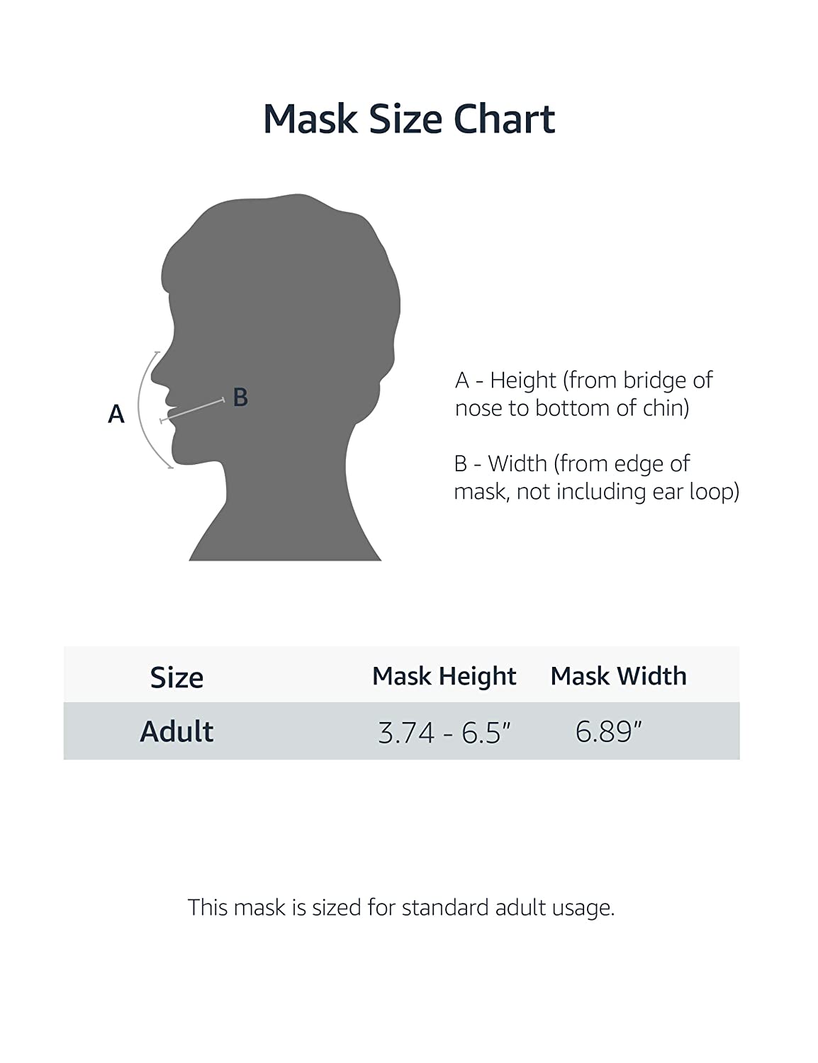 3-ply Disposable Face Masks, 50 per Pack, 1-Pack - Image 4